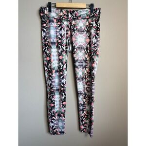 Adidas Climalite Kaleidoscope Print Leggings M Activewear Yoga Pants Athleisure